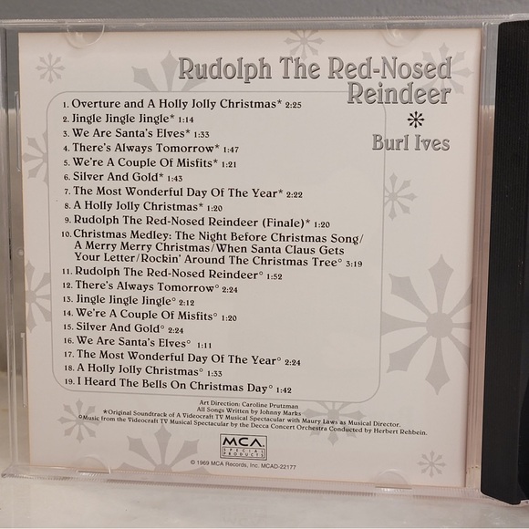Rudolph The Red-Nosed Reindeer Burl Ives Classic CD - tested - Picture 2 of 4